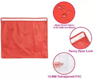 30 Pcs Combo Red Non Woven Plain Saree Cover