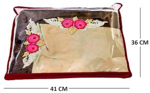 30 Pcs Combo Transparent Non Woven Plain Saree Cover