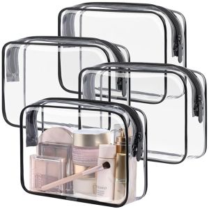4 Pcs Combo PVC Makeup Pouch