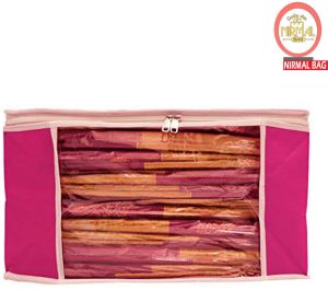 5 Pcs Combo Pink Plain Storage Bag