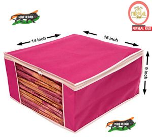 5 Pcs Combo Pink Plain Storage Bag