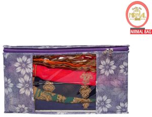6 Pcs Combo Grey Printed Storage Bag