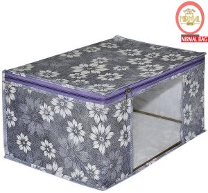 6 Pcs Combo Grey Printed Storage Bag