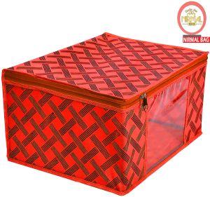 6 Pcs Combo Red Printed Storage Bag