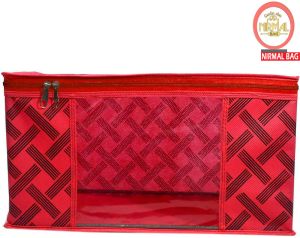 6 Pcs Combo Red Printed Storage Bag