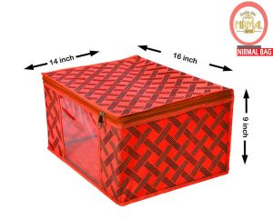 6 Pcs Combo Red Printed Storage Bag