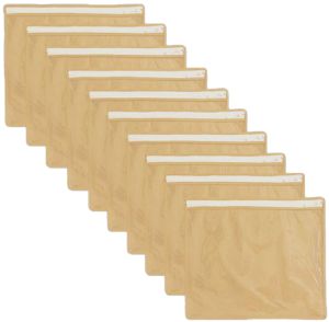 Beige Non Woven Plain Saree Cover 30