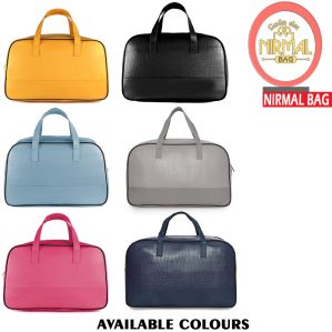 Rexine Black Travel Bag