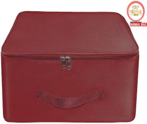 2 Pcs Combo Maroon Nylon Wardrobe Storage Bag