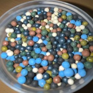 Multicolor Bentonite Granule Ball