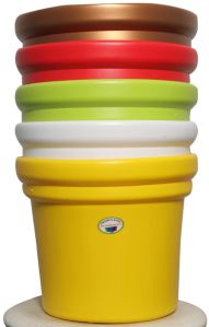Helix Plastic Flower Pot