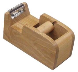 Wooden Desktop Tape Dispenser