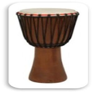 Kids Wooden Djembe Drum Toy