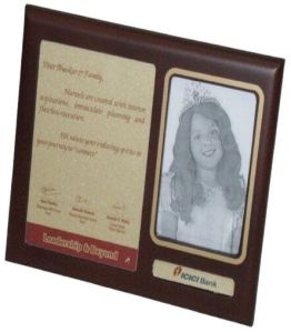 Wooden Plaque Award