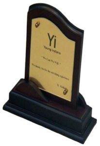 Wooden Plate Award