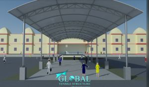 Aluminium Tensile Fabric Structure