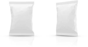 Plain White Packaging Stand Up Pouches
