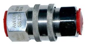 Single Check Valve Quick Release Coupling For Chemical Fertilizer
