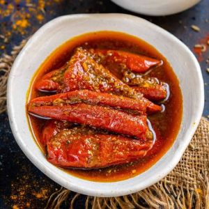 Homemade Red Chilli Pickle