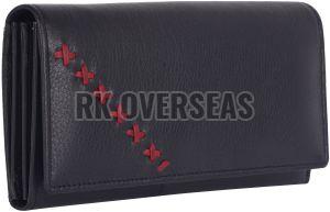 Ladies Black Leather Wallet