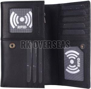 Ladies Black Leather Wallet