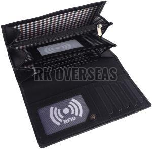 Ladies Black Leather Wallet
