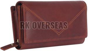 Ladies Brown Leather Wallet