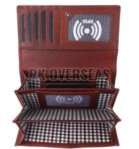 Ladies Brown Leather Wallet