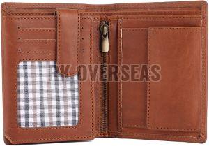 Mens Hunter Plain Brown Leather Wallet
