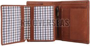 Mens Hunter Plain Brown Leather Wallet