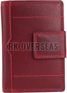 Bi Fold Ladies Brown Leather Wallet