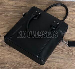 Mens Leather Side Bag With Handle