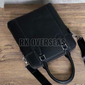Mens Leather Side Bag With Handle