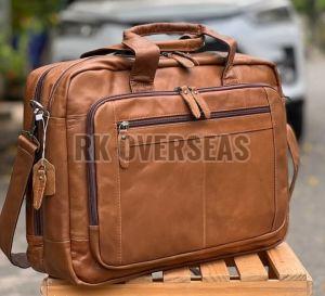 Brown Original Leather Laptop Bag