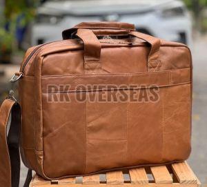 Brown Original Leather Laptop Bag