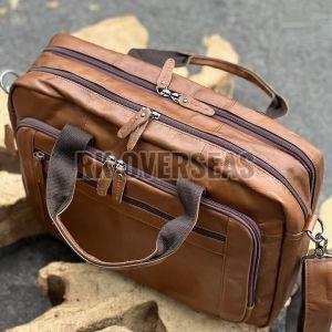 Brown Original Leather Laptop Bag