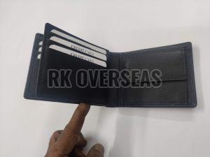Mens Napa Black Leather Wallet