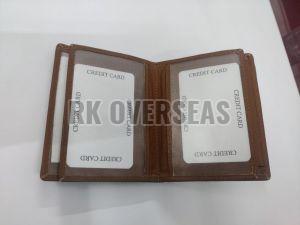 Mens Brown Napa Leather Wallet