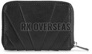 Ladies Black Designer Leather Wallet