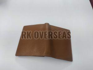 Mens Brown Napa Leather Wallet