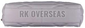 Ladies Light Purple Leather Clutch Bag