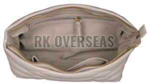 Ladies Light Purple Leather Clutch Bag
