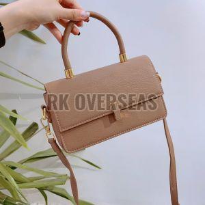 Ladies Brown Leather Handbag