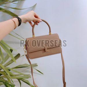 Ladies Brown Leather Handbag