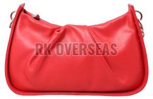Stylish Pink Leather Clutch Bag