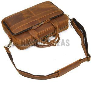 Brown Leather Laptop Bag