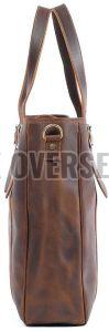 Ladies Brown Leather Tote Bag