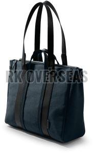 Dark Green Cotton Canvas Tote Bag