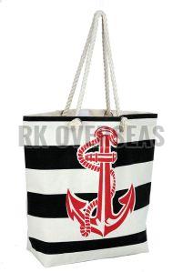 Printed Cotton Canvas Tote Bag