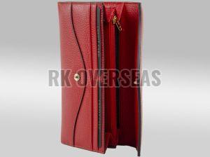 Ladies Red Leather Wallet